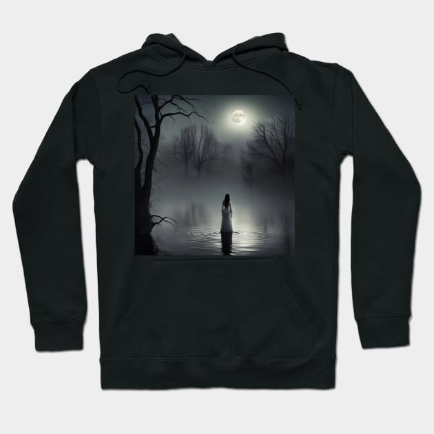 Disturbing The Water Hoodie by Haunted History Chronicles